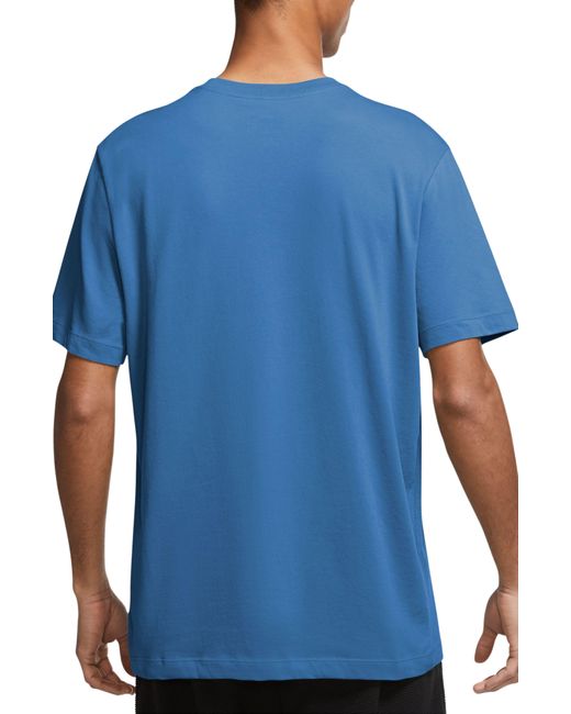 Nike Blue Dri-fit Training T-shirt for men