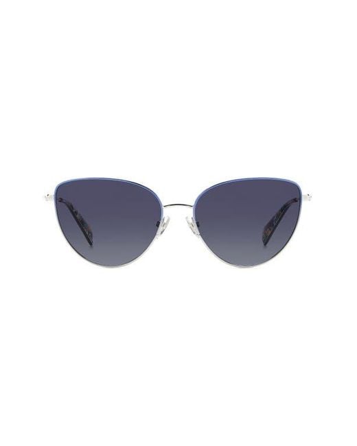 Kate Spade 55Mm Hailey/G/S Cat Eye Sunglasses in Blue | Lyst display picture 3