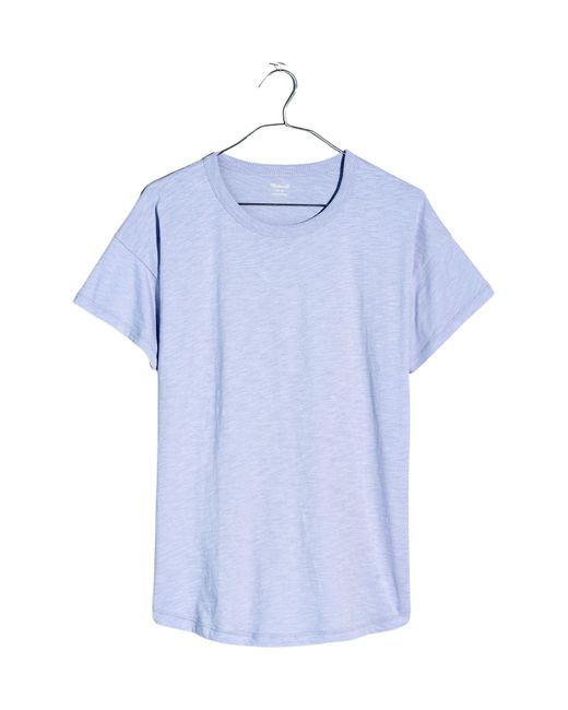 Madewell Blue Whisper Cotton Crewneck T-shirt