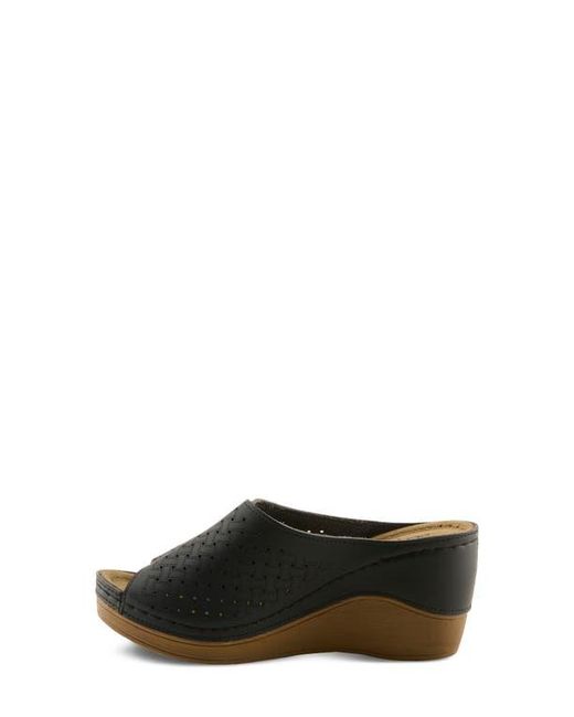 Flexus by Spring Step Gray Platform Wedge Sandal