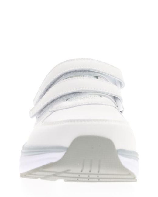 Propet White Ultima Strap Sneaker for men