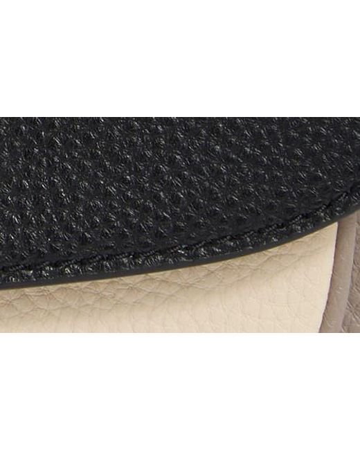 Marc Jacobs Black The Small Signet Turnlock Colorblock Saddle Bag