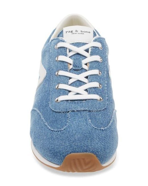 Rag & Bone Blue Retro Runner Slim Sneaker