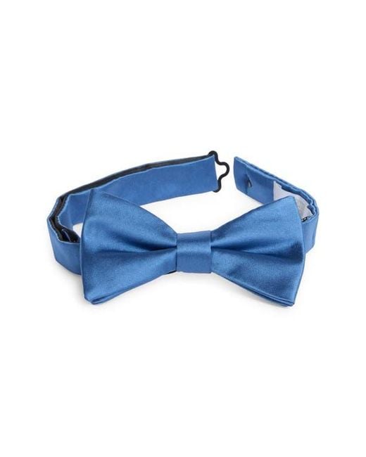 Nordstrom Rack Blue Satin Solid Bow Tie for men