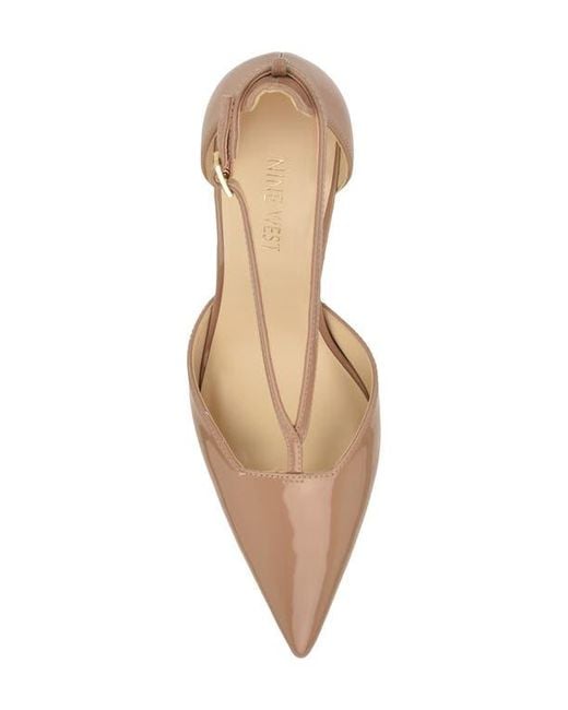Nine West Natural Condea Pointed Toe Pump
