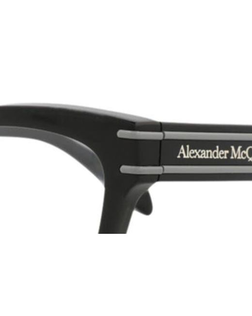 McQ Alexander McQueen Black Optical Glasses