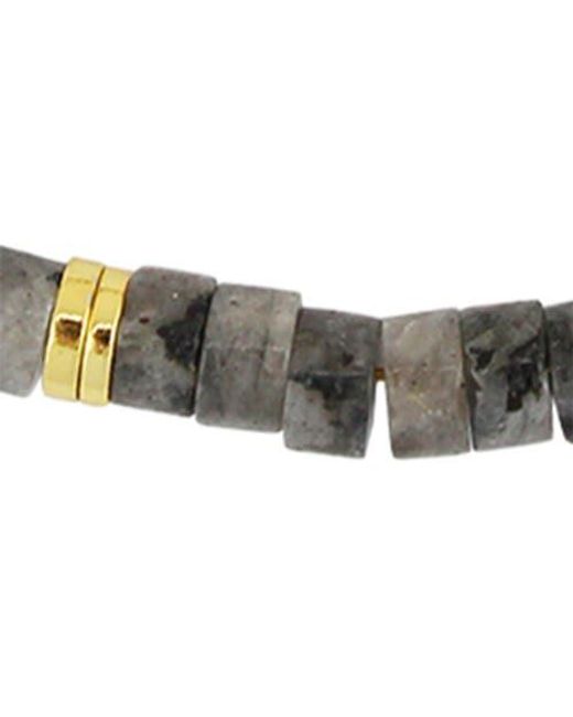 Rebel Metallic Semiprecious Stone Bracelet