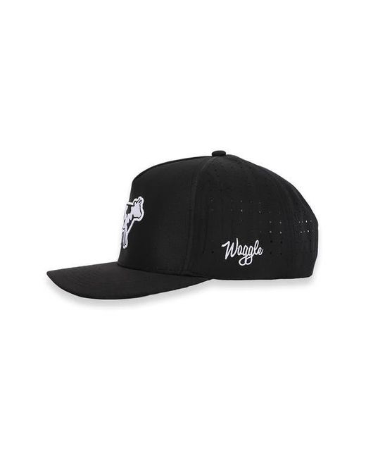 Waggle Black Legen-Dairy Baseball Cap for men