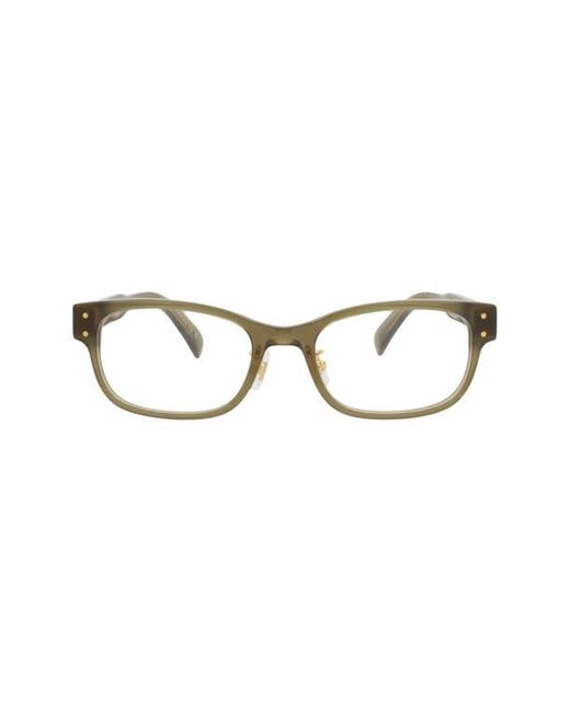 Dunhill Brown 54Mm Rectangular Optical Glasses for men
