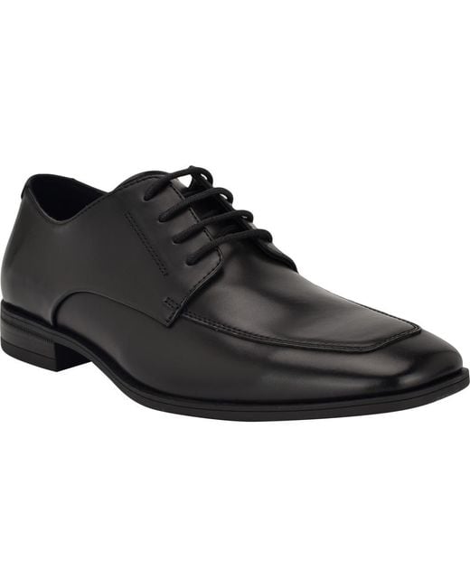 Calvin Klein Black Malike Square Toe Derby for men