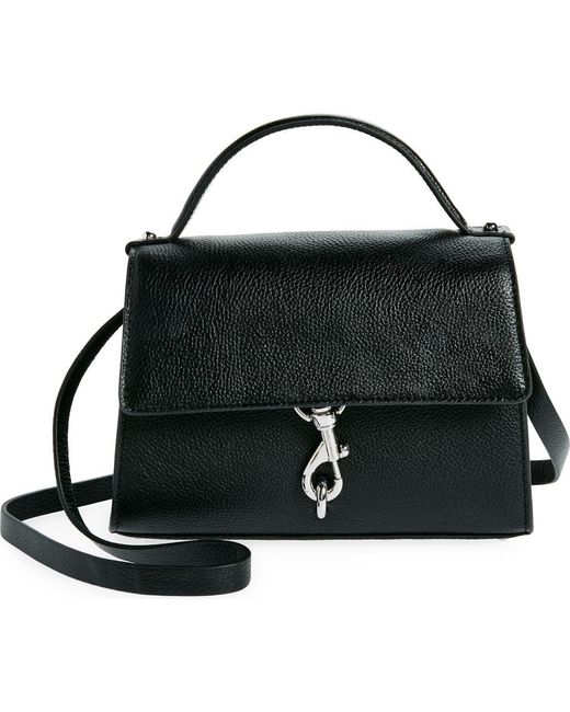 Rebecca Minkoff Black Megan Convertible Top-Handle Bag