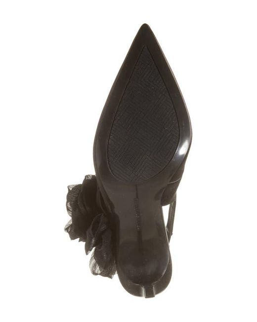 Karl Lagerfeld Black Sariyah Slingback Pump