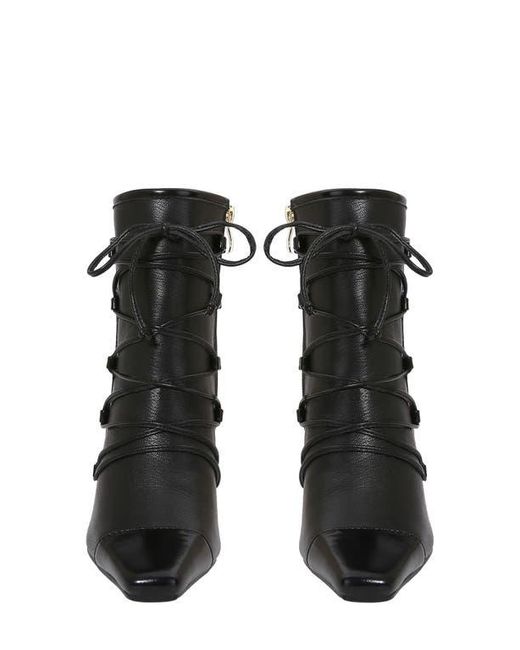 Ninety Union Black Farah Square Toe Bootie