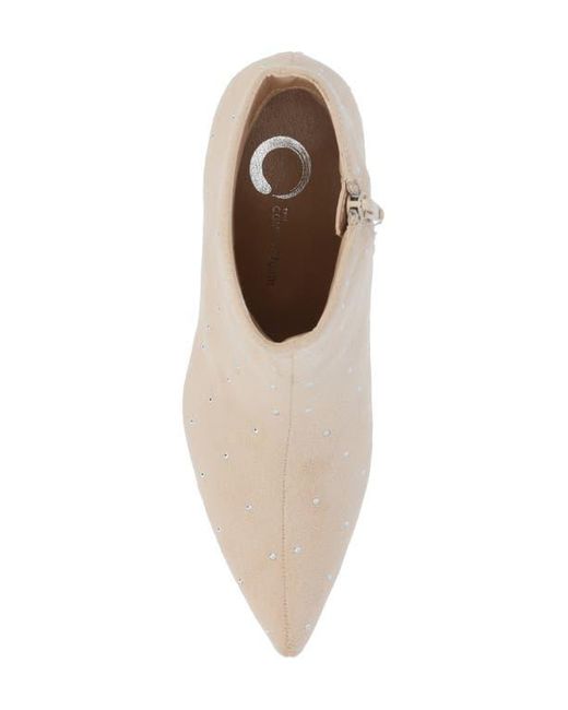 Journee Collection Natural Rossia Kitten Heel Bootie
