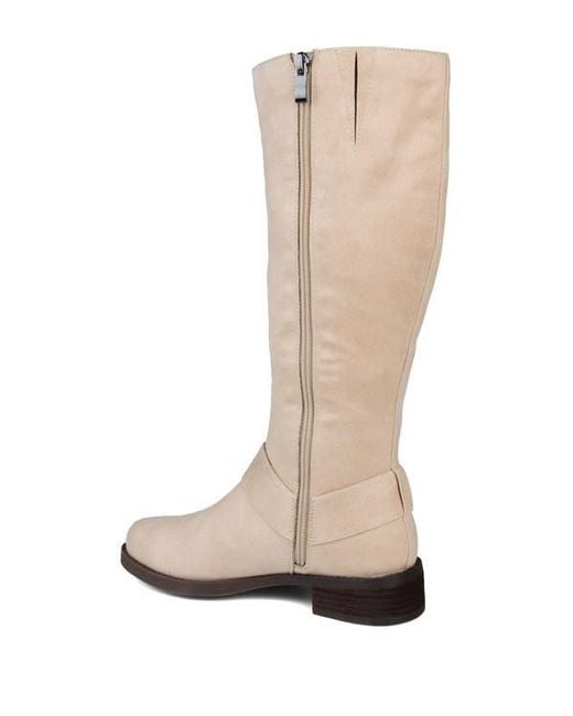 Journee Collection White Meg Boot