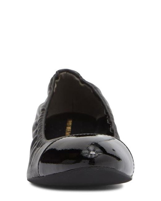 Stuart Weitzman Black Gabby Foldable Ballet Flat