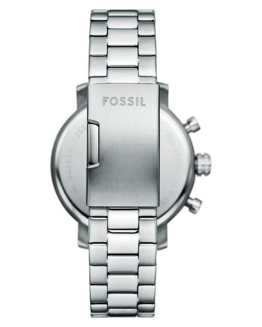 Rhett Blue Fossil Rhett Multifunction Stainless Steel Watch in Blue for Men | Lyst