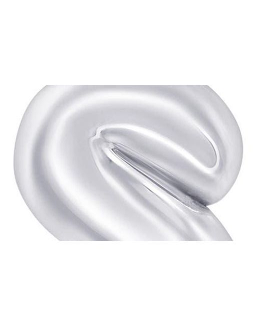 Simona White Bubble Initial Pendant Necklace