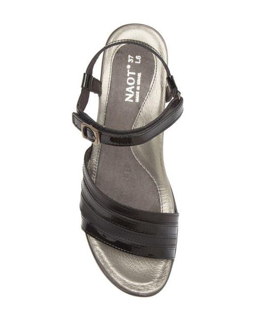 Naot Black Current Sandal