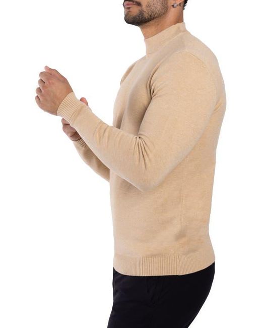 Xray Jeans Blue Mock Neck Knit Sweater for men