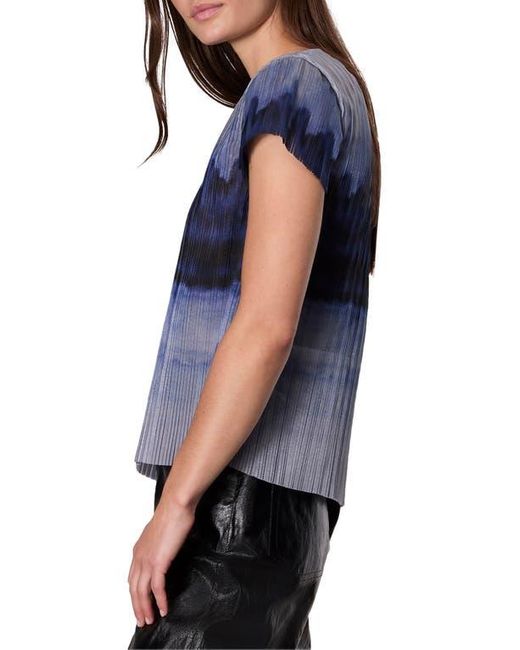 Rag & Bone Blue Hailey Printed Organza Top