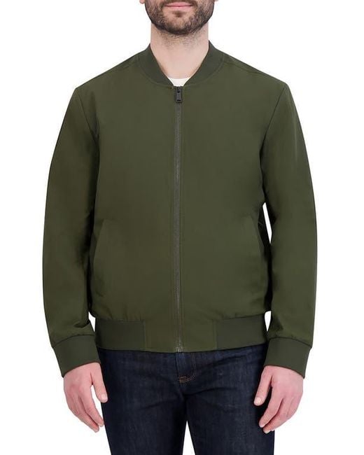 Cole Haan Green Bomber Jacket for men