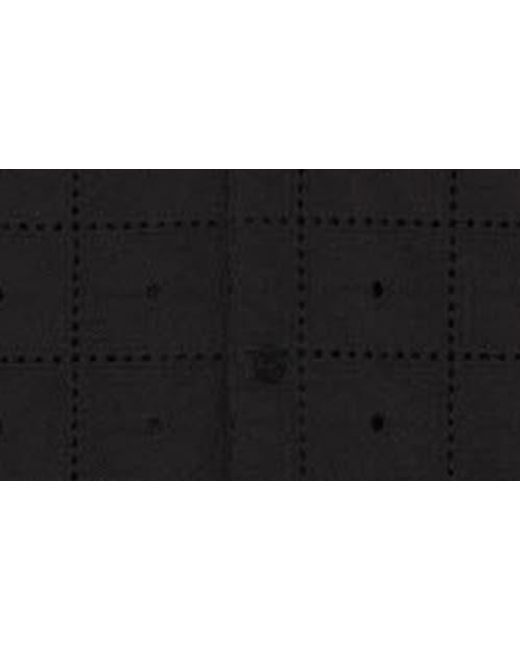 Les Deux Black Hector Broderie Anglaise Short Sleeve Button-Up Shirt for men