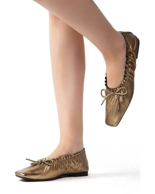 Antelope Brown Demi Flat