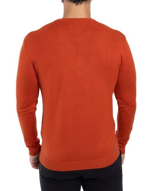 Xray Jeans Red Crewneck Knit Viscose-Blend Sweater for men