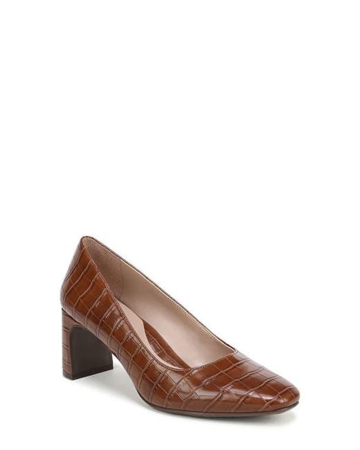 Naturalizer Brown Yuri Square Toe Pump