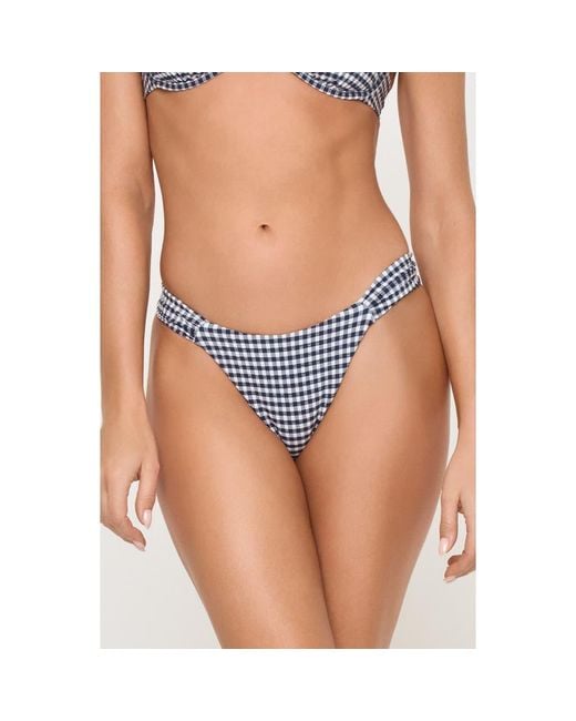 LSPACE Blue Dolce Bitsy Bikini Bottoms