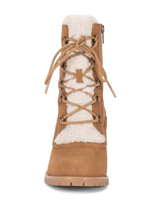 baretraps springer faux shearling lined waterproof cold weather boot