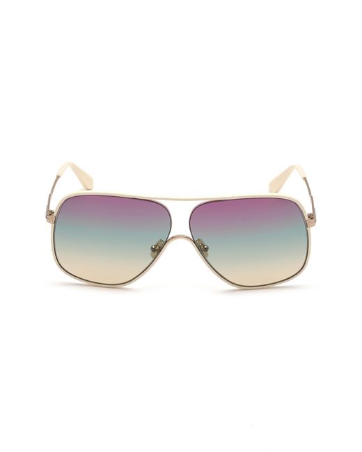 Tom Ford Multicolor 64mm Square Sunglasses