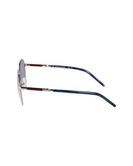 Longchamp Purple 53Mm Gradient Round Sunglasses