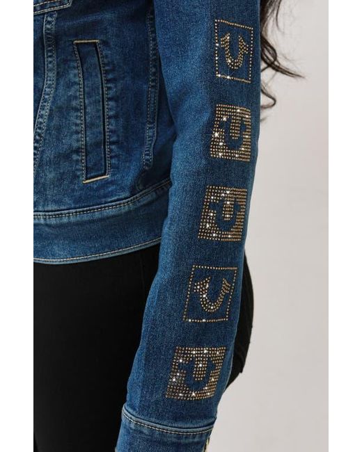 True Religion Blue Jesse Slim Denim Jacket