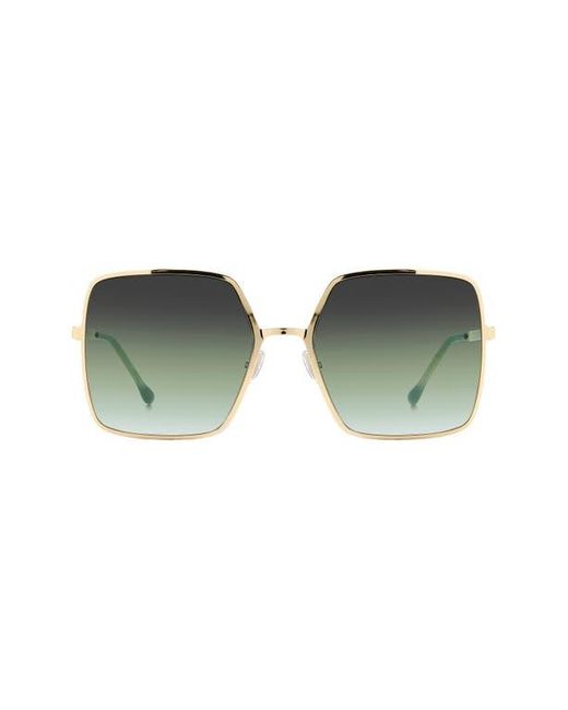 Isabel Marant Green 52Mm Gradient Square Sunglasses