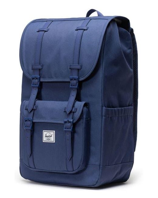 Herschel Supply Co. Blue Little America Recycled Polyester Backpack