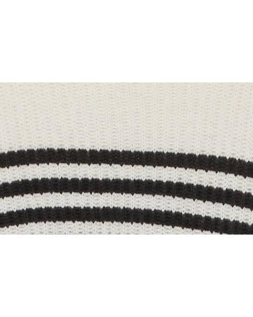 Rag & Bone White Taavi Striped Wool & Cashmere Blend Sweater