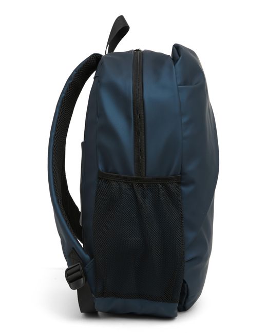 Duchamp Blue Diagonal Zip Backpack for men