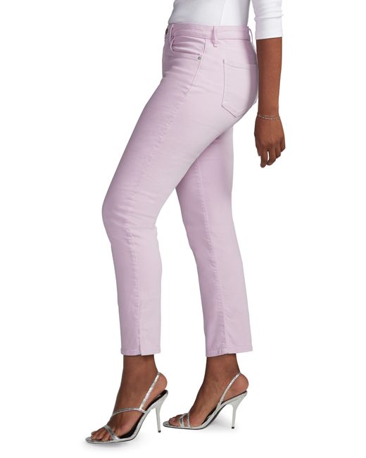 CURVES 360 BY NYDJ Red Slim Straight Leg Ankle Jeans
