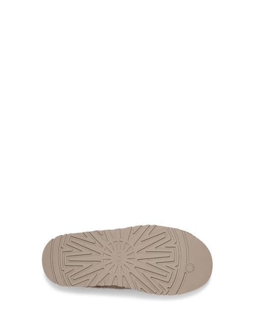 Ugg Gray Tazz Maxi Curly Genuine Shearling Platform Slipper