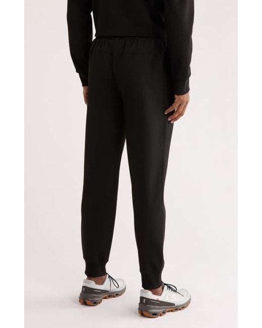 90 Degrees Black Scuba All Day Ace Joggers for men