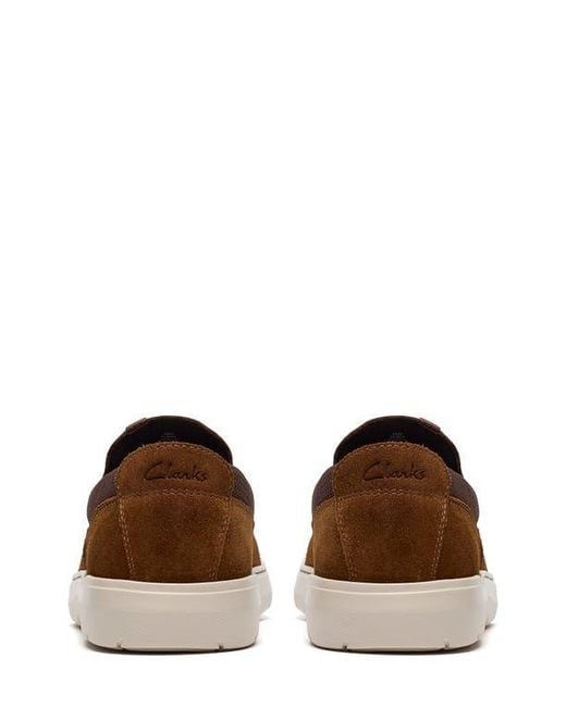 Clarks Brown Flexwell Step Slip-On Sneaker for men