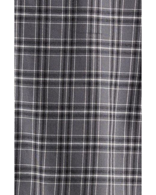 Rag & Bone Black Dalton Patchwork Cotton Blend Flannel Button-Up Shirt for men