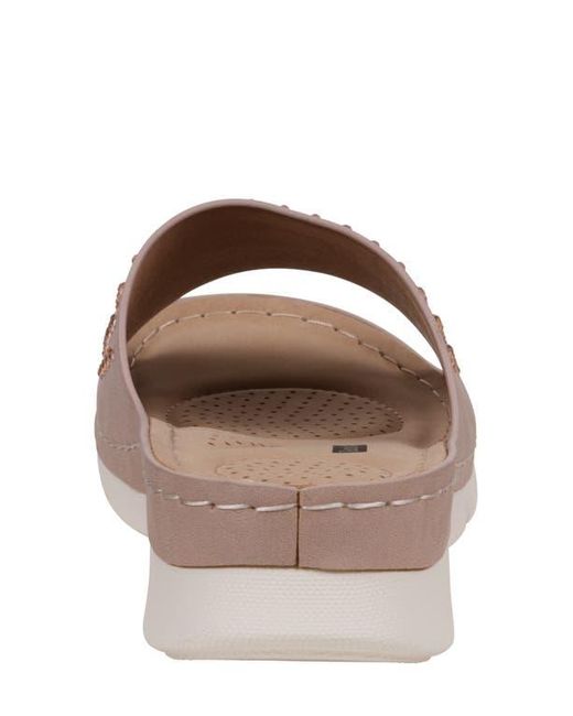 Gc Shoes Brown Julie Comfort Slide Sandal