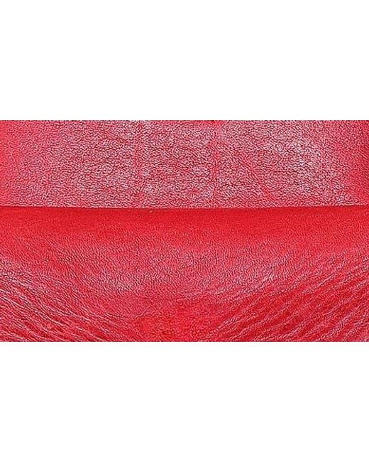 Old Trend Red Leather Mini Satchel Crossbody Bag