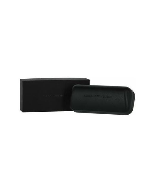 McQueen Black 51Mm Square Optical Glasses