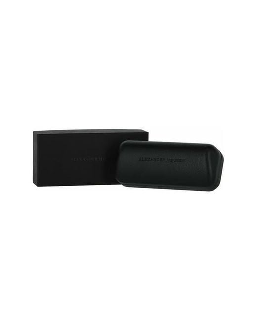 Alexander McQueen Red 52Mm Rectangular Sunglasses