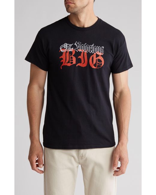 Merch Traffic Black Biggie Gothic Graphic T-shirt for men