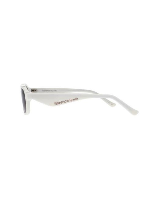 Florence By Mills Brown 49Mm Rectangular Sunglasses